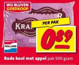 Nettorama Rode kool met appel aanbieding