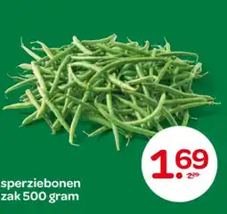 Spar Sperziebonen aanbieding
