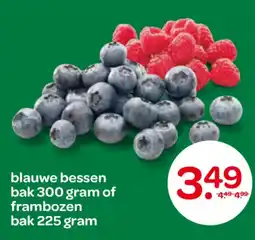 Spar Blauwe bessen bak of frambozen aanbieding