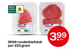Spar SPAR runderbiefstuk aanbieding
