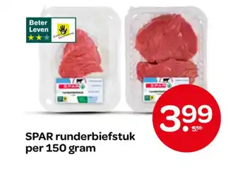 Spar SPAR runderbiefstuk aanbieding