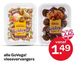 Spar Alle GoVega! vleesvervangers aanbieding