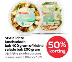 Spar SPAR lichte lunchsalade of kleine salade aanbieding