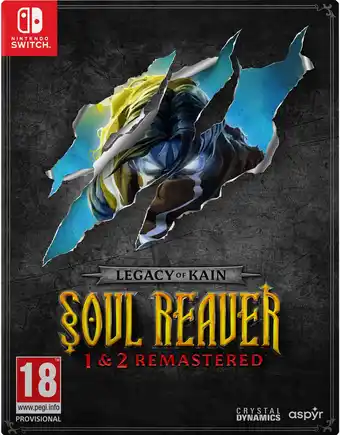 MediaMarkt Mindscape Sw Legacy Of Kain: Soul Reaver 1 & 2 Remastered Deluxe Edition – Nl/fr - Switch aanbieding