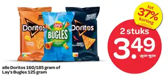 Spar Alle Doritos of Lay's Bugles aanbieding