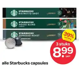 Spar Alle Starbucks capsules aanbieding