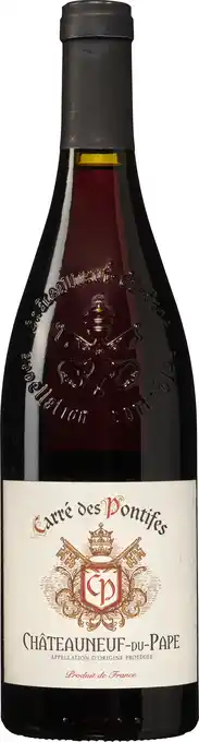 Wijnvoordeel 3 flessen Carre des Pontifes Châteauneuf-du-Pape Probeerpakket aanbieding