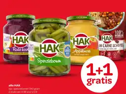 Spar Alle HAK aanbieding