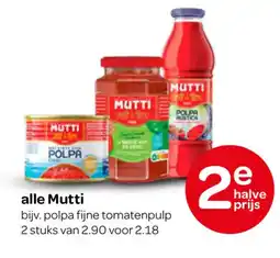 Spar Alle Mutti aanbieding