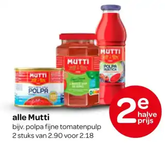 Spar Alle Mutti aanbieding