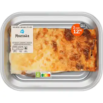 Albert Heijn AH Verse maaltijd moussaka aanbieding