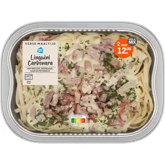 Albert Heijn AH Verse maaltijd linguini carbonara aanbieding