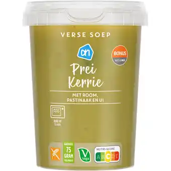 Albert Heijn AH Verse soep prei kerrie aanbieding