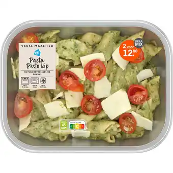 Albert Heijn AH Verse maaltijd pasta pesto kip aanbieding
