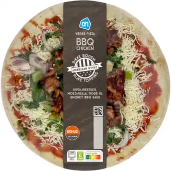 Albert Heijn AH Verse pizza Amerikaans bbq chicken aanbieding