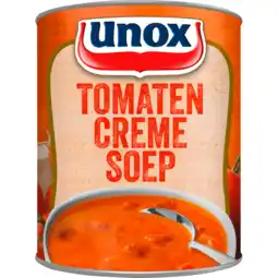 Jumbo Unox Soep In Blik Stevige Tomaten Crème 800 ml aanbieding