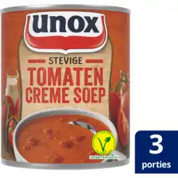 Jumbo Unox Soep In Blik Stevige Tomaten Crème 800 ml aanbieding