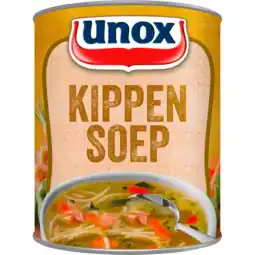 Jumbo Unox Soep In Blik Originele Kippensoep 800 ml aanbieding