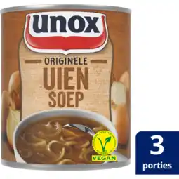 Jumbo Unox Soep in Blik Originele Uiensoep 800 ml aanbieding
