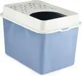 Bol.com Rotho Berty - Kattenbak - Blauw/Zand aanbieding