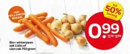 Spar Bio+ winterpeenof uien aanbieding