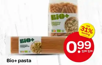 Spar Bio+ pasta aanbieding