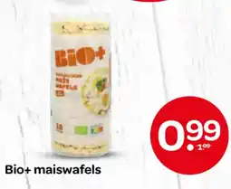 Spar Bio+ maiswafels aanbieding