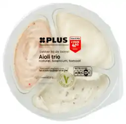 PLUS PLUS Aioli Trio aanbieding