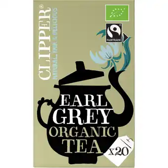 Albert Heijn Clipper Earl grey organic tea aanbieding