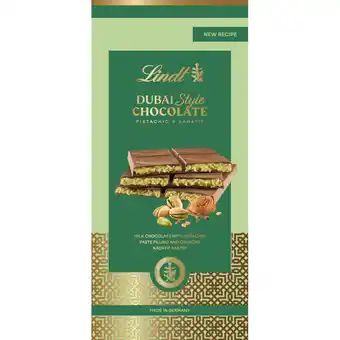 Albert Heijn Lindt Dubai style melkchocolade pistache aanbieding