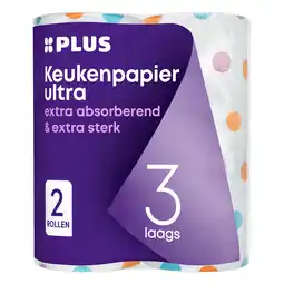 PLUS PLUS Keukenpapier 3-laags decor aanbieding