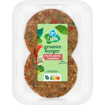 Albert Heijn AH Terra Groenteburger broccoli paprika aanbieding