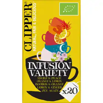 Albert Heijn Clipper Organic infusion variety pack aanbieding