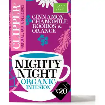 Albert Heijn Clipper Nighty night organic infusion aanbieding