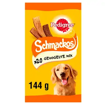 PLUS Pedigree Schmackos hondensnacks gevogelte aanbieding
