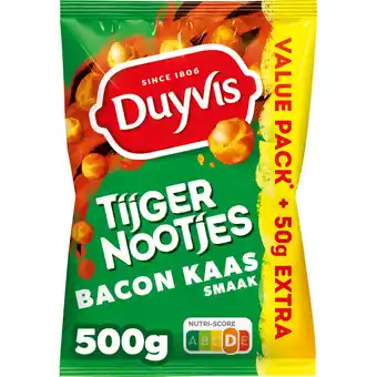 Albert Heijn Duyvis Tijgernootjes bacon cheese aanbieding