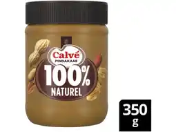 Hoogvliet Calvé Pindakaas 100% Fijngemalen Pinda's aanbieding