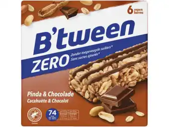 Hoogvliet Hero B'tween zero pinda chocolade aanbieding