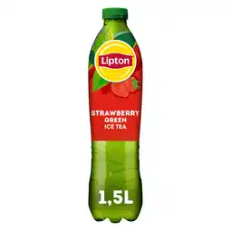 PLUS Lipton Ice tea green strawberry aanbieding