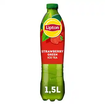 PLUS Lipton Ice tea green strawberry aanbieding