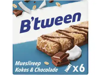 Hoogvliet Hero B'tween Mueslireep Kokos & Chocolade aanbieding