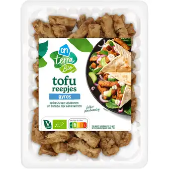 Albert Heijn AH Terra Biologisch tofu reepjes gyros aanbieding