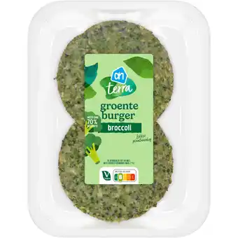 Albert Heijn AH Terra Groenteburger broccoli aanbieding