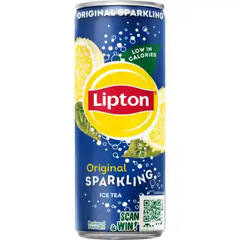 PLUS Lipton Ice tea sparkling aanbieding