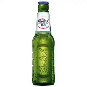 PLUS Grolsch Premium pilsner bier fles 0.0 aanbieding