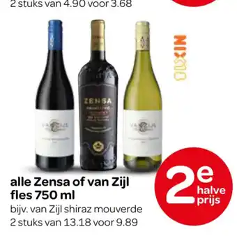 Spar Alle Zensa of van Zijl aanbieding