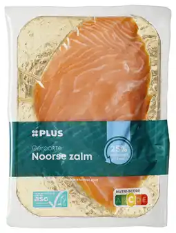 PLUS PLUS Gerookte Noorse zalm 25% minder zout aanbieding