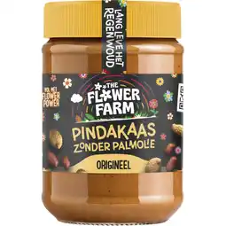 Albert Heijn Flower Farm Pindakaas zonder palmolie aanbieding