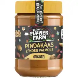 Albert Heijn Flower Farm Pindakaas zonder palmolie aanbieding