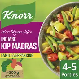 Albert Heijn Knorr Wereldgerechten Indiase kip madras xl aanbieding